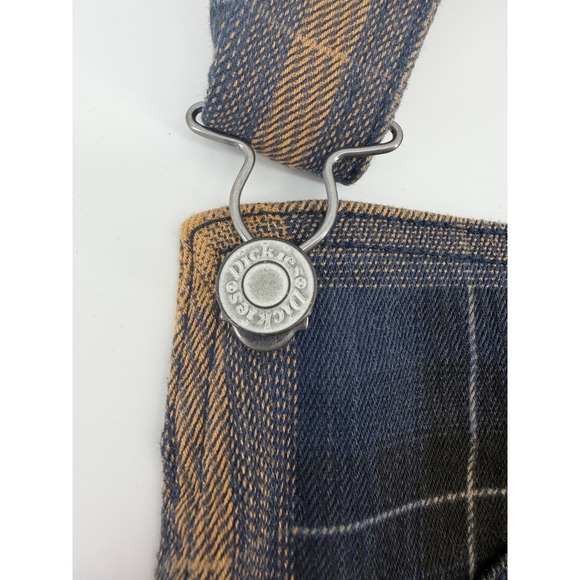 Dickies Plaid Overall Dress Juniors M Skirtall Pinafore NWT Y2K Grunge Skater - Picture 11 of 11